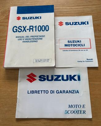 Libretti Suzuki gsx r 1000 k5 k6