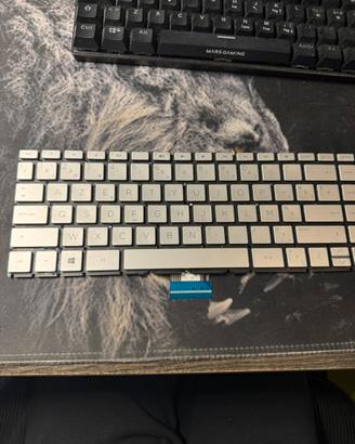 Tastiera HP 14s-dq 14s-fq Argento- layout AZERTY