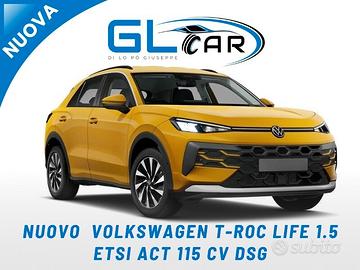 Nuovo Volkswagen T-Roc Life 1.5 eTSI ACT 115 CV DS