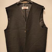 Gilet uomo nero da cameriere/barman