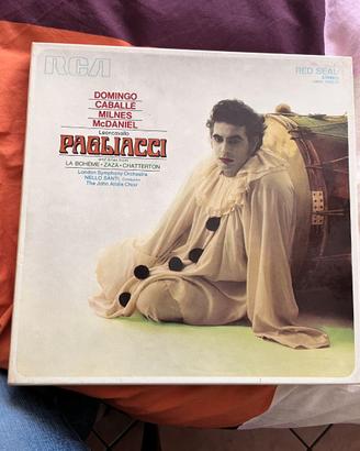 Cofanetto vinili opera lirica PAGLIACCI