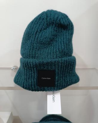 Calvin Klein berretto uomo verde taglia unica 