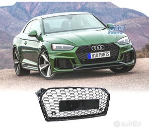 GRIGLIA AUDI A5 16-20 LOOK RS5 NERO LUCIDO PDC