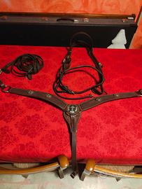 Pettorale e testiera monta americana 