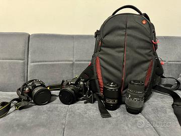 Kit Forogradico completo Nikon piu Zaino e Ottiche