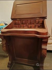 scrittoio antico in mogano del 1800