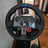 postazione simracing w/logitech g29
