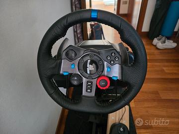 postazione simracing w/logitech g29