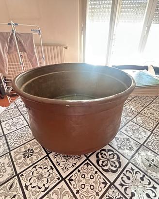 Calderone/Contenitore in rame anni ‘40