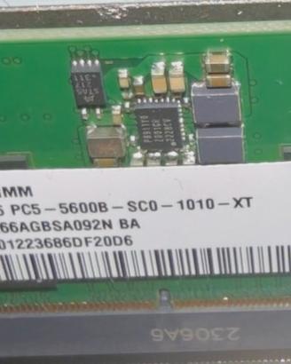 Memoria ram notebook 