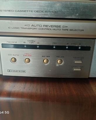 stereo cassette deck   Teacr-h100