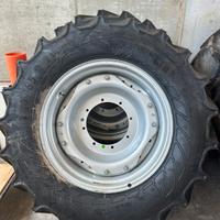 Ruote complete di cerchi, gomme, flange per tratto