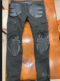 Pantalone moto in tessuto