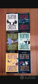 6 libri Agatha Christie Poirot
