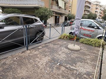 Pedana da esterno rialzata