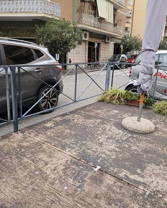 Pedana da esterno rialzata