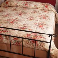 letto matrimoniale in ferro battuto marca Cantori