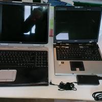 2 pc portatili x ricambi Acer e Hp