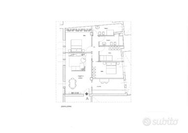 Appartamento di 120 m² con 4 locali e box auto a R