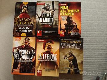 lotto 6 libri simon scarrow su roma antica
