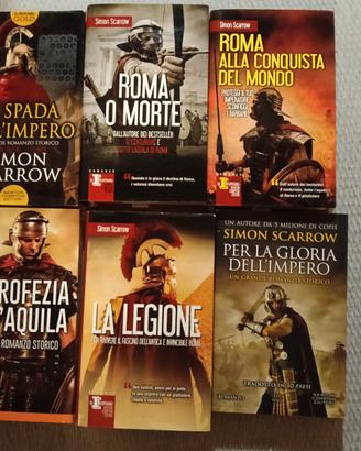 lotto 6 libri simon scarrow su roma antica
