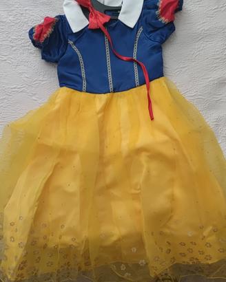 vestito carnevale Biancaneve 