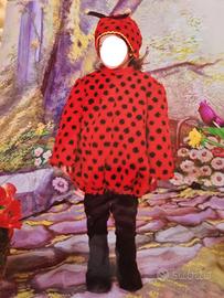 vestito di carnevale coccinella  3 anni