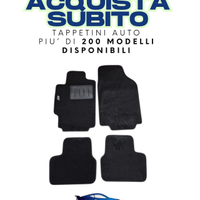 4 Tappetini per auto moquette