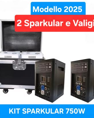 Kit Sparkular 750W (2 Sparkular e Valigia) Nuove