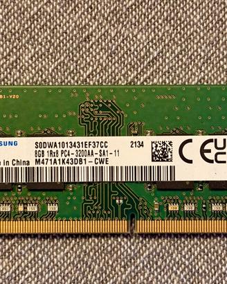 RAM Samsung SO-DIMM DDR4