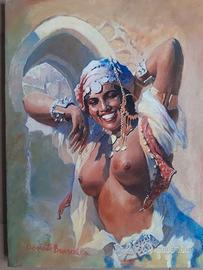 DIPINTO OLIO SU TELA CM 30 X 40 X 2