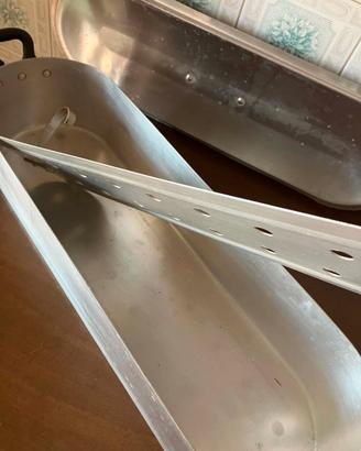 Pesciera in alluminio, misure cm54 x17 ,altezza cm