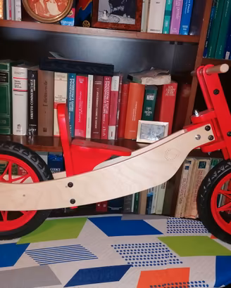 Bici balance bike legno nuova