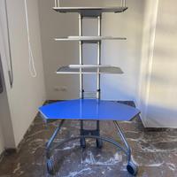 Scrivania verticale porta  Pc , stampante ,libri