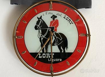 LORY LIQUORE-RARO OROLOGIO PUBBLICITARIO VINTAGE