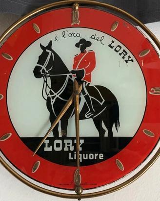 LORY LIQUORE-RARO OROLOGIO PUBBLICITARIO VINTAGE