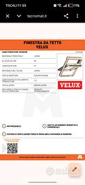 VELUX lucernario + scossalina 