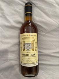 Vino Bordeaux Blanc anno 1972