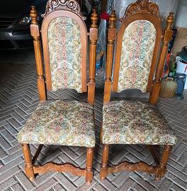 Coppia sedie antiche