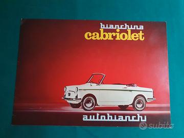 Bianchina cabriolet  depliant  brochure