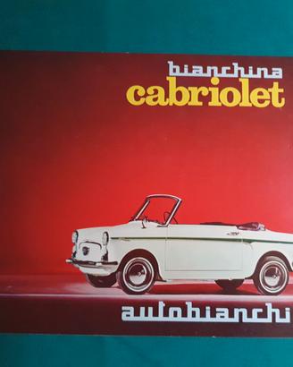Bianchina cabriolet  depliant  brochure
