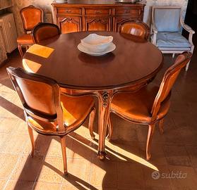 Tavolo in stile allungabile