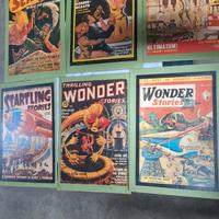set di 6 poster vintage film fantascienza