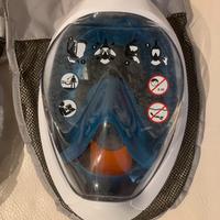 Maschera snorkeling adulto EASYBREATH 500