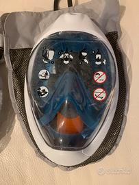 Maschera snorkeling adulto EASYBREATH 500