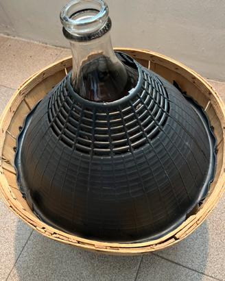 Damigiana in vetro da L .34