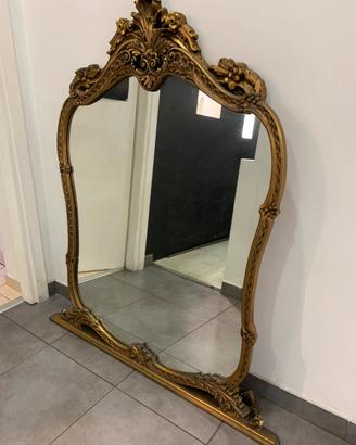 Specchio dorato arredamento vintage