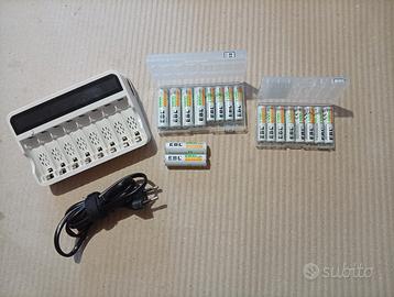 Lotto Caricabatterie + batterie EBL