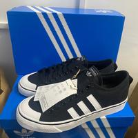 📣 scarpe Adidas Nizza nuove bianche e nere 📣