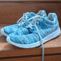 Scarpe champion con lacci da donna azzurre